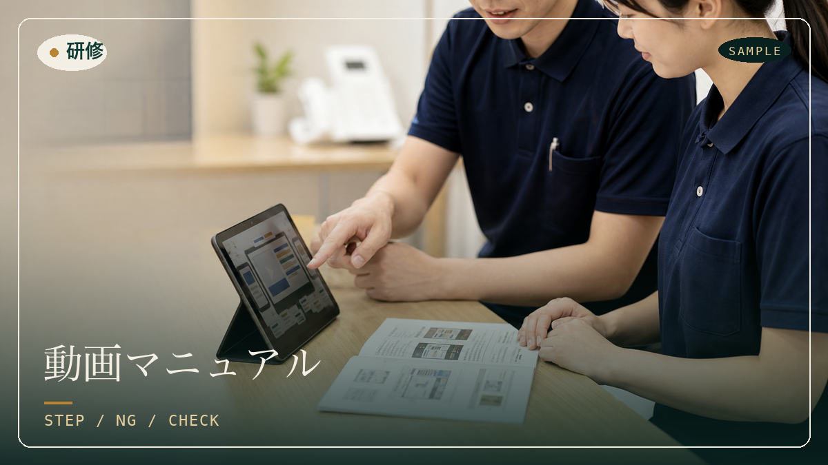 新人研修チャプターの制作イメージ